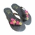 Rasteirinha Infantil Feminino Melissa Flores - Preto - comprar online