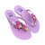 Rasteirinha Infantil Feminino Melissa Flores - Rosa BB - comprar online