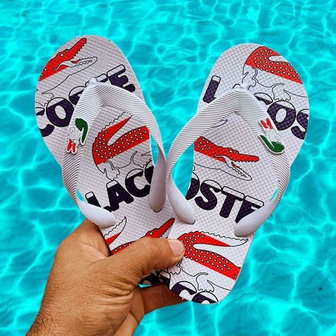 Chinelo Masculino Infantil Lacoste - Coleção Sorrir 003 - comprar online