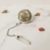 Infusor de chá com cristal
