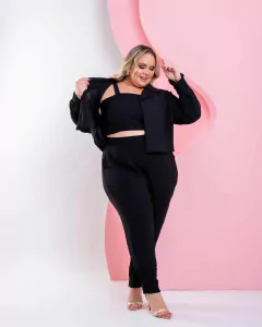 CONJUNTO BLAZER ( 3 PEÇAS)