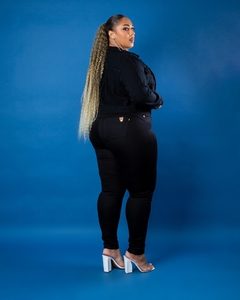 CALÇA BLACK JEANS - Bel de Oliveira Moda Plus Size