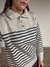 Sweater Martina - Rayas Negro - comprar online