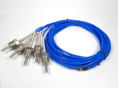 SENSOR PT100 B - ROSCA 1/2X14 NPT - HASTE 6X22 MM - CABO SILICONE 2X24 AWG AZUL 2000 MM - MOLA - comprar online