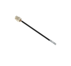 Sensor de Temperatura Digital DS18B20 - Haste de aço inox 6x50MM - Cabo Preto PP 2x26 AWG 1 metro