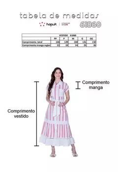 Vestido Monique hapuk 61860 - comprar online