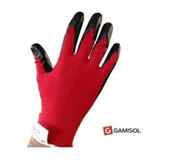 Guantes poliamida rojos: gamisol