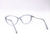 ÓCULOS DE GRAU GATINHA FEMININO AZUL TRANSPARENTE TR7819 na internet