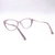 ÓCULOS DE GRAU GATINHA FEMININO ROXO TRANSPARENTE TR7819 na internet