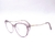 ÓCULOS DE GRAU GATINHA FEMININO ROXO TRANSPARENTE TR7819