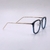 ÓCULOS DE GRAU QUADRADO FEMININO PRETA/AZUL 3515 na internet