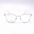 ÓCULOS DE GRAU REDONDO FEMININO TRANSPARENTE 8802 - comprar online