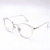 ÓCULOS DE GRAU REDONDO FEMININO TRANSPARENTE 8802