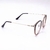 ÓCULOS DE GRAU REDONDO FEMININO MARROM DEGRADÊ 8802 - Vale  Sol
