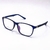 ÓCULOS DE GRAU QUADRADO MASCULINO AZUL FOSCO 9028