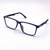 ÓCULOS DE GRAU QUADRADO MASCULINO AZUL 8808