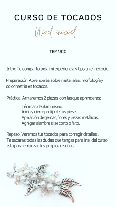 Curso de Tocados- Nivel Inicial
