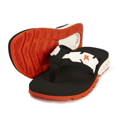 SANDALIA KENNER RAKKA ULTRA FULL FORCE PVC/POLIESTER LARANJA/BRANCO/PRETO - comprar online