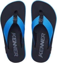 SANDALIA KENNER KIVAH (TIPO TKS) POLIESTER AZUL SPORT/AZUL TURQUESA