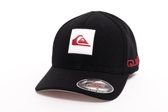 BONE EMB SQUARE BLACK