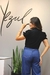 Camisa Cropped Samara - PRETA na internet
