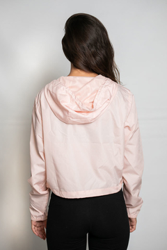 CORTA VENTO FEMININO - CROPPED C/ CAPUZ CALI SUPPLY - Cali Tag - ROSA - comprar online