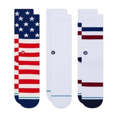 MEIA STANCE THE AMERICAN 3 - TAMANHO UNICO