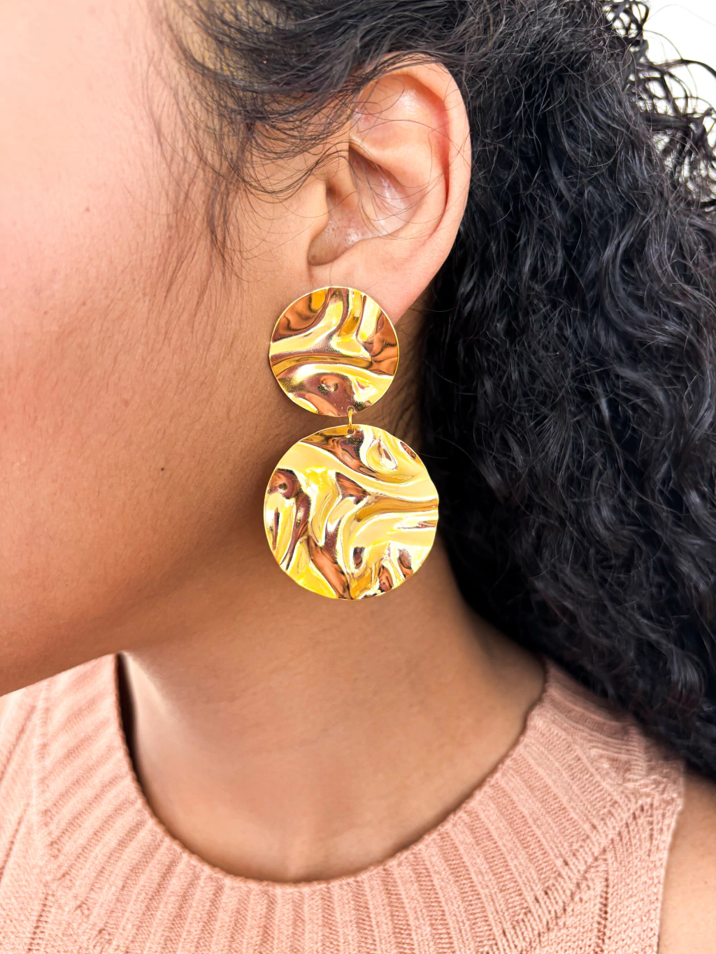 Brinco max duplo martelado