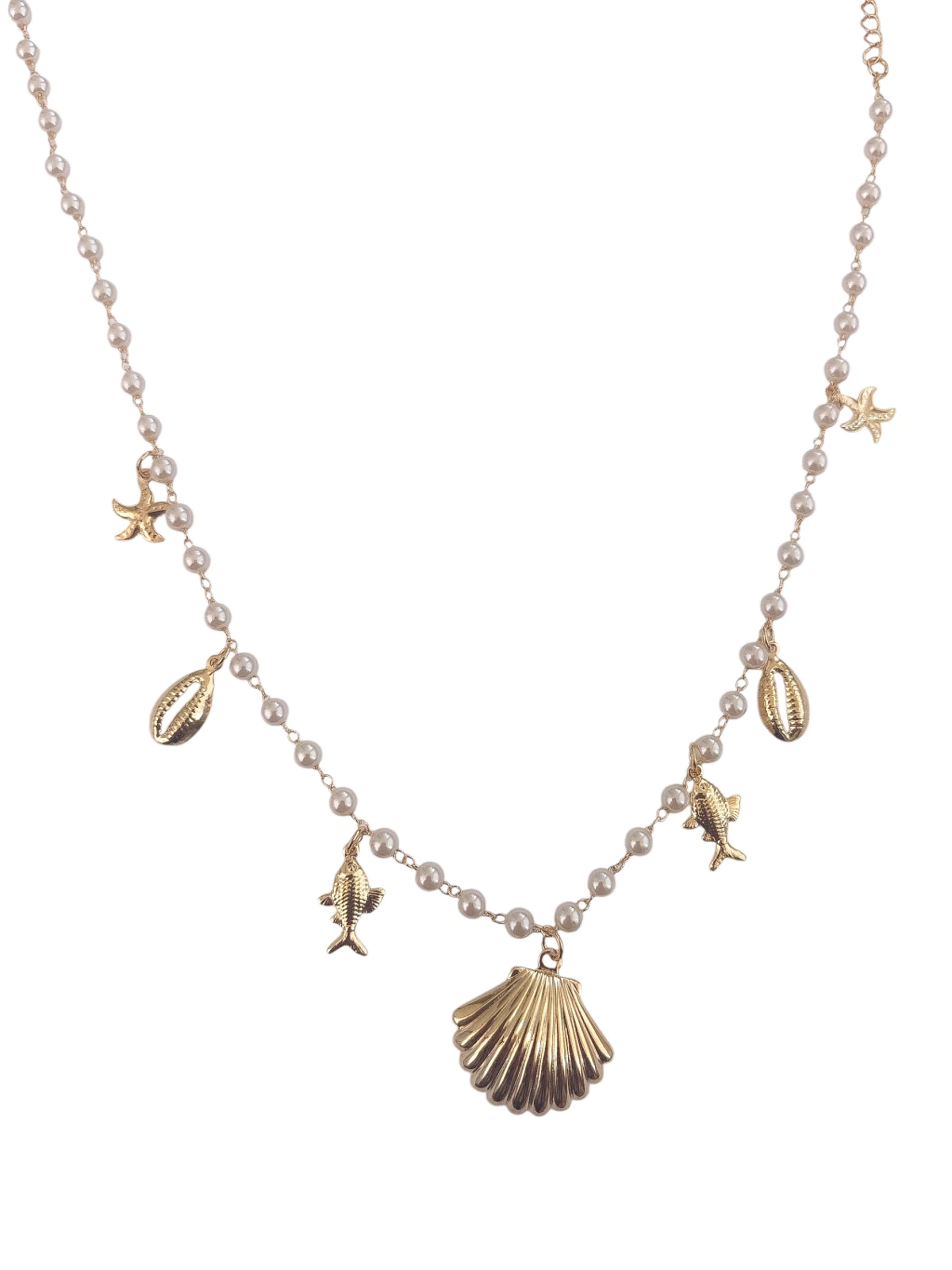 Colar perolas fundo do mar