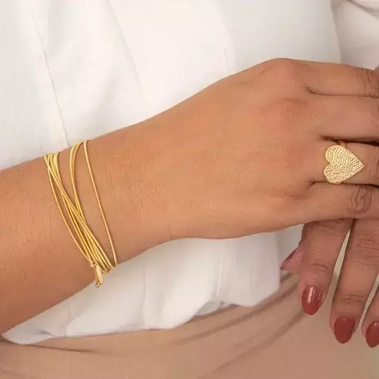 Pulseira corda de violão