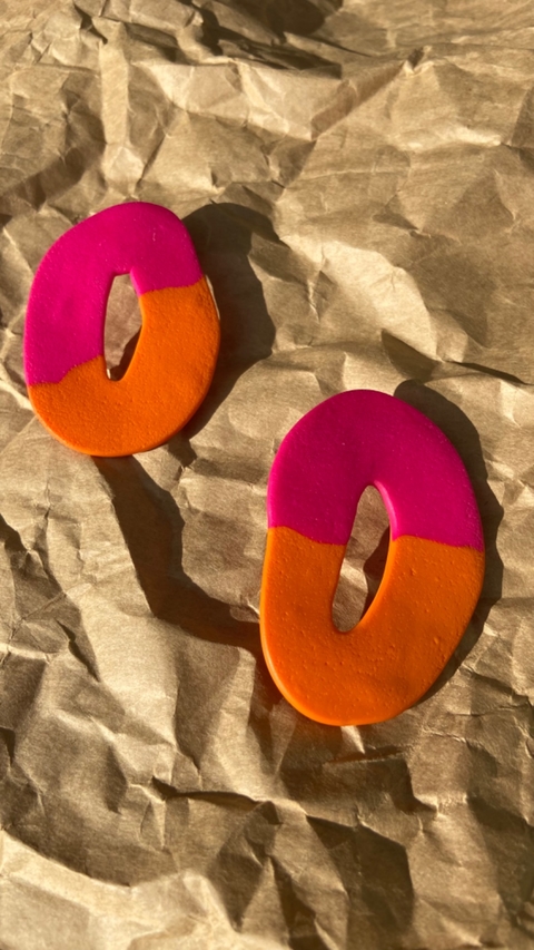 Brinco Leveza Tangerina