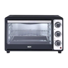Horno Eléctrico 30Lts BGH DUO BHE30M23N Doble Grill Negro