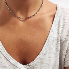 Choker Elos Quadradinhos - loja online