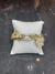 Pulseira dourada cravejada - comprar online