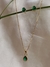 Brinco gota esmeralda banhado ouro 18k - Lana Luna 