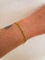 Pulsera eslabon cola de raton y bolitas