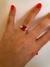 Anillo diamante Rojo