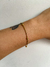 Pulsera Clapton Dorada Con Bolitas