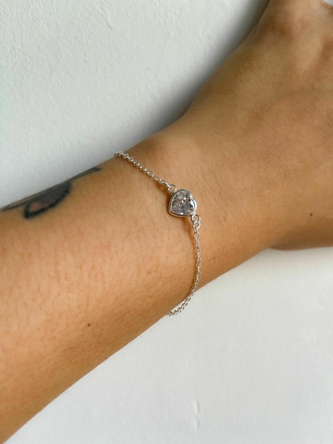 Pulsera Corazón Cubic