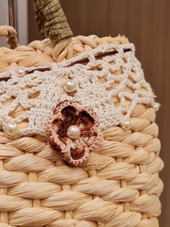 Bolsa de Palha Moranguinho Artesanal - comprar online