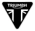 Emblema Adesivo Resinado Escudo Triumph Daytona 4x5 Rs06 Fk