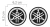 Par Adesivo Emblema 3D Resinado Yamaha 6x6 SPTS Compatível - comprar online