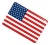 Adesivo Bandeira Americana Carro Moto Capacete Resinado Bd12