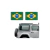 Par Adesivo Brasil Resinado SPTS Compatível Troller 2008