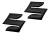 Emblema Adesivo Resinado Logo Tanque Suzuki Preto Par Fgcv