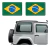 Par Adesivo Resinado Bandeira Troller 04-15 Compatível SPTS
