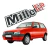 Adesivo Resinado SPTS Compatível Fiat Uno Mille EP Dx0371
