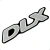 Emblema Adesivo Dlx Blazer S10 Prata Resinado Bar023