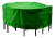 Capa Para Mesa Redonda Diâmetro 1,25m X 0,80m Altura - Verde
