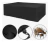 Kit 2 Capas Impermeáveis compatível Sofá/Poltrona Preto